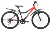 Велосипед MAVERICK 20' хардтейл, рама женская, алюминий, ДИСК, D 37 AL красный-серый, 7 ск.